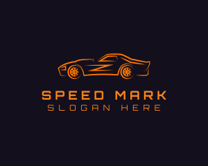 Fast Speed Sports Car logo design