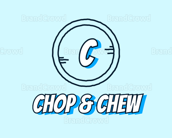 Circle Handdrawn Sketch Logo