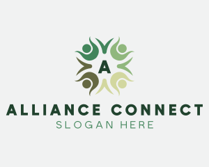 Affiliation - People Community Charity Organization logo design