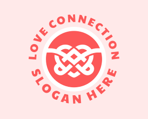 Romance - Heart Knot Romance logo design