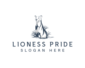 Lioness - Lioness Safari Lion logo design