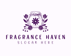 Feminine Floral Jar logo design