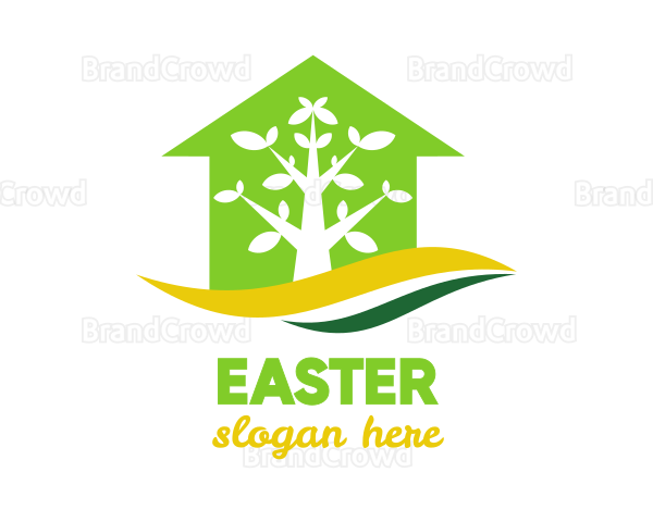 Green House Tree Logo