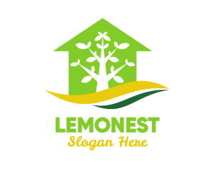 Green House Tree Logo