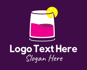 Liquor Shop - Wine Cocktail Drink logo design