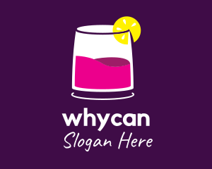 Wine Cocktail Drink Logo