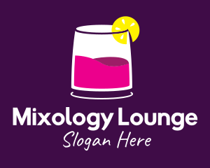 Cocktail - Wine Cocktail Drink logo design