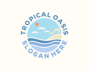 Sea Island Beach logo design