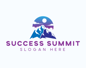 Mountain Peak Adventure logo design