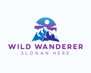 Mountain Peak Adventure logo design