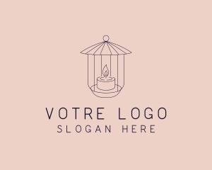 Interior Design Candle Logo