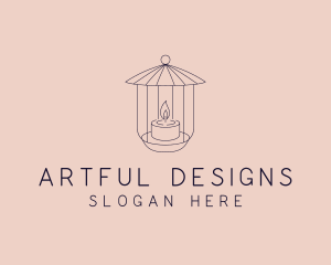 Interior Design Candle logo design