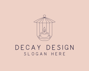 Interior Design Candle logo design