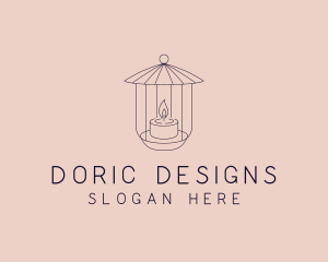 Interior Design Candle logo design