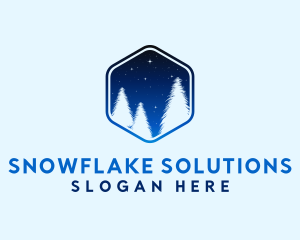 Winter - Winter Pine Tree logo design