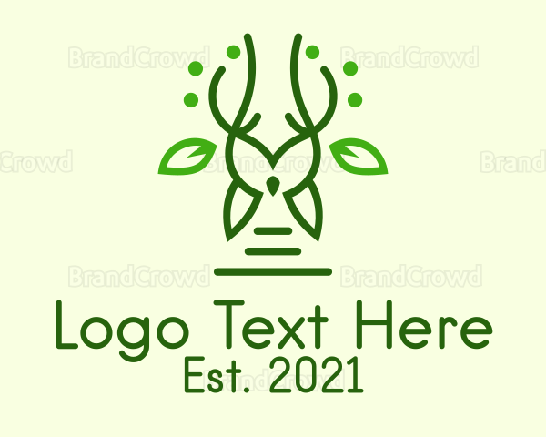 Green Forest Owl Logo