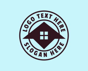 Roof Services - Housing Property Roof logo design