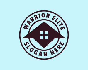 Town House - Housing Property Roof logo design