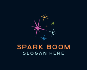 Firecracker - Sparkle Burst Fireworks logo design