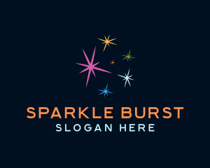 Fireworks - Sparkle Burst Fireworks logo design