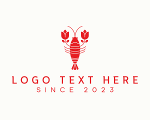 Crustacean - Lobster Rose Diner logo design