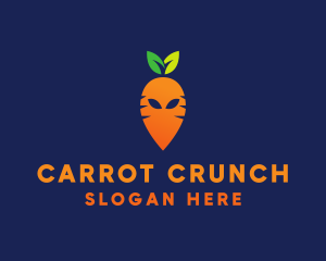 Carrot - Alien Carrot Gamer logo design