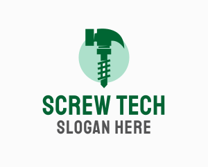 Hammer Screw Tools logo design