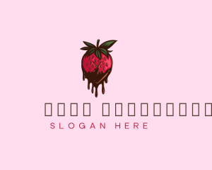 Beauty - Lustful Chocolate Strawberry logo design