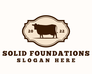 Cattle - Cow Ranch Steakhouse logo design