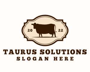 Cow Ranch Steakhouse logo design