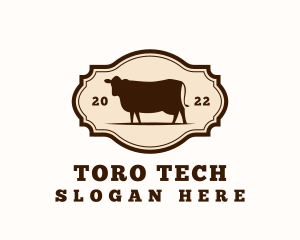 Cow Ranch Steakhouse logo design