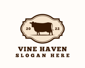 Cow Ranch Steakhouse logo design