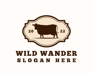 Cow Ranch Steakhouse logo design