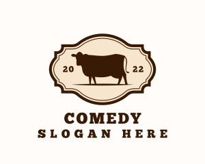 Slaughterhouse - Cow Ranch Steakhouse logo design