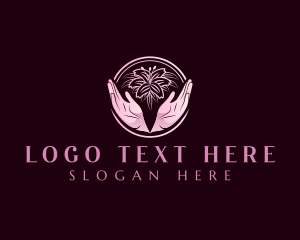 Flower Hand Wellness Logo