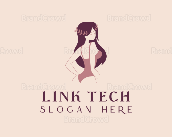 Woman Bikini Model Logo