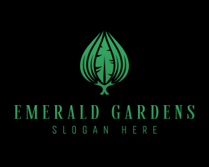 Botanical Leaf Organic logo design