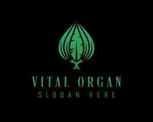 Botanical Leaf Organic logo design