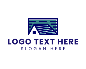 Subdivision - House Roofing Property logo design