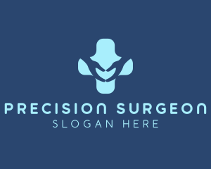 Surgeon - Wellness Medical Doctor Cross logo design