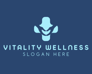 Wellness Medical Doctor Cross logo design