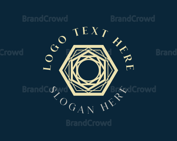 Hexagon Crystal Jewelry Boutique Logo