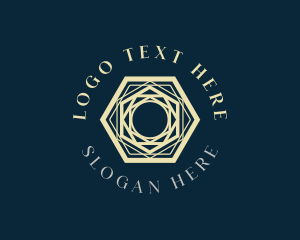 Expensive - Hexagon Crystal Jewelry Boutique logo design