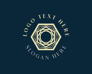 Hexagon Crystal Jewelry Boutique Logo