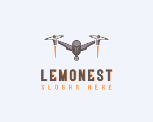 Birds Eye - Rocket Delivery Drone logo design