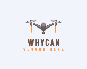 Birds Eye - Rocket Delivery Drone logo design