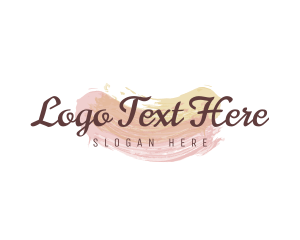 Boutique - Artistic Paint Style logo design