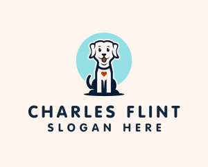 Pet - Cute Canine Dog logo design