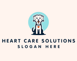 Cute Canine Dog logo design