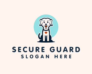 Dog Training - Cute Canine Dog logo design